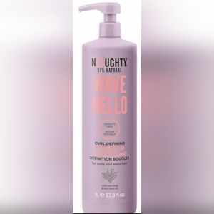 Noughty 97% Natural Curl Defining Shampoo with Sea Kelp & Avocado Oil  NEW HUGE